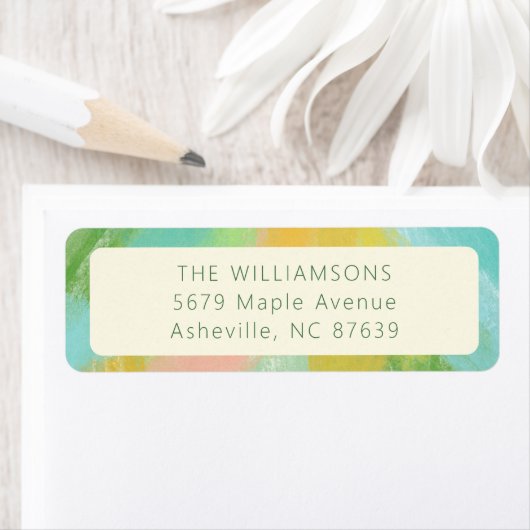 Farbenfrohe Boho Abstraktes Brautparty (Insitu)