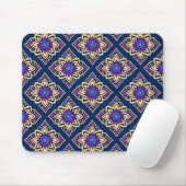 Farbenfrohe Boho Chic Geometric Muster Mousepad (Mit Mouse)