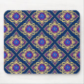Farbenfrohe Boho Chic Geometric Muster Mousepad (Vorne)