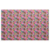 Farbenfrohe Boho Circles Fabric Stoff (Fat Quarter (45,7 x 55,9 cm))