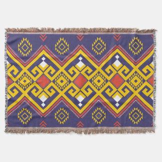 Farbenfrohe Boho Ethnic Tribal Throw Blanket Decke
