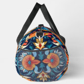 Farbenfrohe Boho Floral Elegante: Vibrant Mandala Duffle Bag (Rechts)