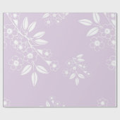 Farbenfrohe Boho floral Muster Ästhetik Geschenkpapier (Flach)