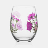 Farbenfrohe Boho Hübsch Spring Blumen +Individuell Weinglas Ohne Stiel (Rechts)