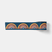 Farbenfrohe Boho-Regenbogengestaltung Satinband (Vorderseite)