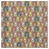 Farbenfrohe Boho Woodland Owl Muster Stoff (Muster)