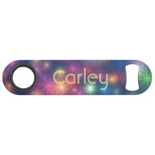 Farbenfrohe Bokeh-Glitzern Personalisiert Speed Flaschenöffner