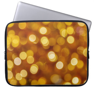 Farbenfrohe Bokenbeleuchtung, Weihnachtsuntergrund Laptopschutzhülle