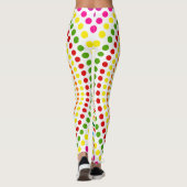 Farbenfrohe Bonbondots Leggings (Rückseite)