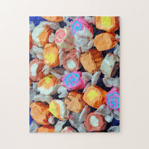 Farbenfrohe Bonbons Puzzle