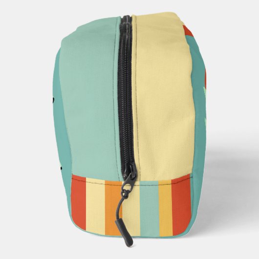 Farbenfrohe botanisch lebendige Textgestaltung Waschbeutel (Rechts)