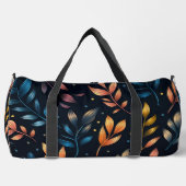 Farbenfrohe botanische Blätter Duffle Bag (Vorderseite)