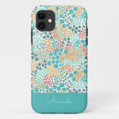 Farbenfrohe botanische Fall-Mate iPhone Fall Case-Mate iPhone Hülle (Rückseite)
