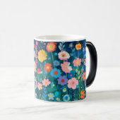 Farbenfrohe botanische Tasse (VorderseiteRechts)