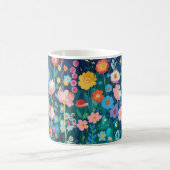 Farbenfrohe botanische Tasse (Mittel)