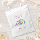 Farbenfrohe Bouquet - Abschlüsse Geschenktütchen (Ausgeschnitten)