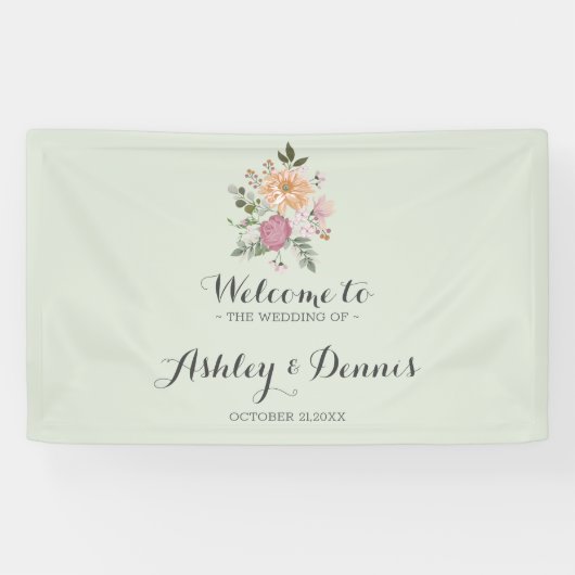 farbenfrohe Bouquet Banner (Horizontal)