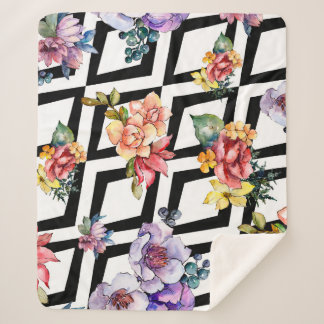 Farbenfrohe Bouquet-Blume. Floral botanisch Sherpadecke