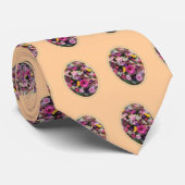 farbenfrohe Bouquet Krawatte (Gerollt)