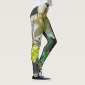 Farbenfrohe Bouquet mit Lilie Leggings (Rechts)