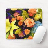 farbenfrohe Bouquet Mousepad (Mit Mouse)