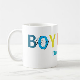 Farbenfrohe Boy Mama-Tasse Kaffeetasse