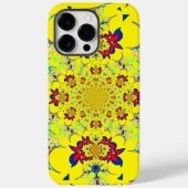 Farbenfrohe braune Damaskus Design Art Print Case-Mate iPhone Hülle (Rückseite)
