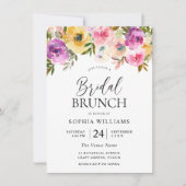 Farbenfrohe Brautparty Einladung (Vorderseite)