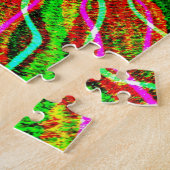 Farbenfrohe Bright Burst Herausforderung Retro Puz Puzzle (Seite)