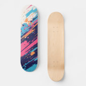 Farbenfrohe Bright Designer Skateboard (Vorderseite)