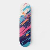 Farbenfrohe Bright Designer Skateboard (Vorderseite)
