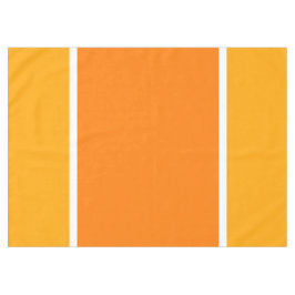 Farbenfrohe Bright Orange Golden Yellow White Stri Tischdecke