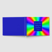 Farbenfrohe Bright-Rainbow-Hochzeit Gästebuch (Voll)