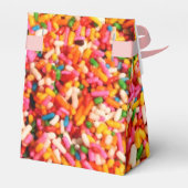 Farbenfrohe Bright Regenbogen Sprinkles Geschenkschachtel (Rückseite)