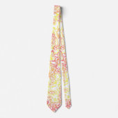 Farbenfrohe Bright Retro Mod Boho Hippie Funky Mar Krawatte (Vorderseite)