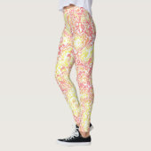 Farbenfrohe Bright Retro Mod Boho Hippie Funky Mar Leggings (Links)