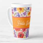 farbenfrohe Bright Summer Blumengarten blühen Milchtasse (Linke Ecke)