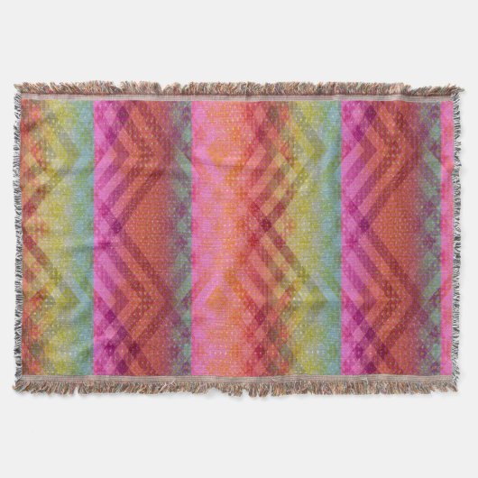 Farbenfrohe Brillen Decke (Vorderseite)