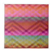 Farbenfrohe Brillen Fliese (Vorderseite)