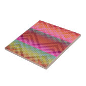 Farbenfrohe Brillen Fliese (Seite)