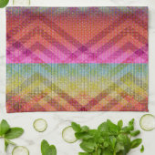 Farbenfrohe Brillen Geschirrtuch (Gefaltet)