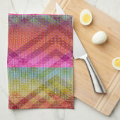Farbenfrohe Brillen Geschirrtuch (Viertel Falte)