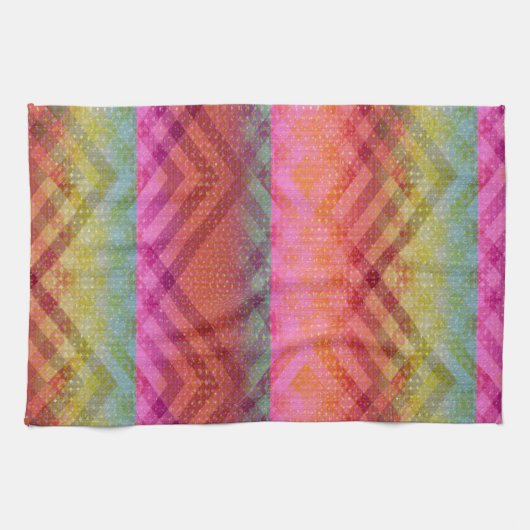 Farbenfrohe Brillen Geschirrtuch (Horizontal)