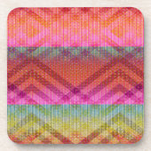 Farbenfrohe Brillen Getränkeuntersetzer (Vorderseite)