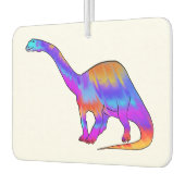 Farbenfrohe Brontosaurus Psychedelic Dinosaurier A Autolufterfrischer (Links)