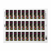 Farbenfrohe Bubbly Flaschen Moderne Spaß fürs neue (Vorne)