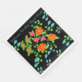 Farbenfrohe Buchklubzeitung Napkins Serviette (Ecke)