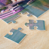 Farbenfrohe Budapest Skyline Puzzle (Seite)