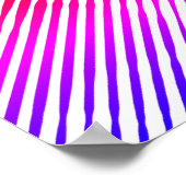 Farbenfrohe Buddha-Statue aus Linien Poster (Ecke)