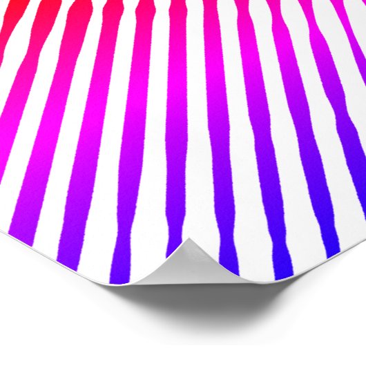 Farbenfrohe Buddha-Statue aus Linien Poster (Ecke)